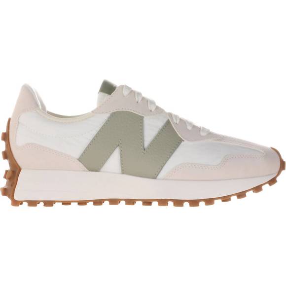 NEW NEW BALANCE women's three two seven sneaker in olive - Picture 1 of 4